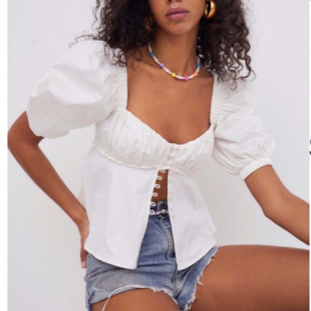 White For Love and Lemons Top